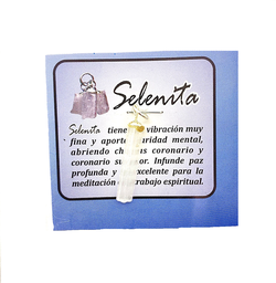 Colgante de Selenita en Bruto