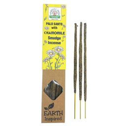 Incienso Earth Inpired -Palo Santo y Manzanilla (8 Unidades)