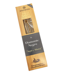 Incienso Palo Santo Diamante Negro - Aromanza