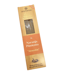 Incienso Palo Santo Naranja Pimienta - Aromanza