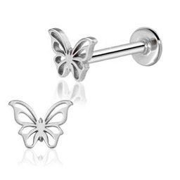 Labret con Mariposa