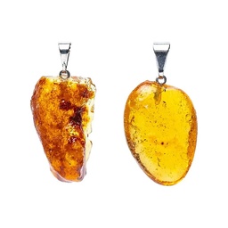 Colgante de Ambar (Copal) Perforado