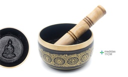Cuenco Tibetano de Cobre con Buda 11cm
