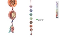 Móvil Colgante con Orgonitas de 7 Chakras