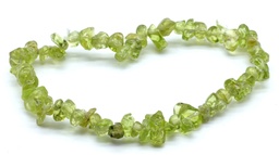 Pulsera Chips de Olivino o Peridoto