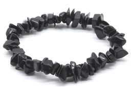Pulsera Chips de Turmaloina Negra