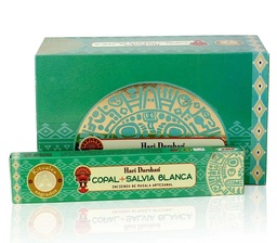 Incienso Masala Artesanal Copal Blanco + Salvia Blanca