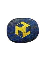 Rodado Plano de Lapislázuli con Antahkarana